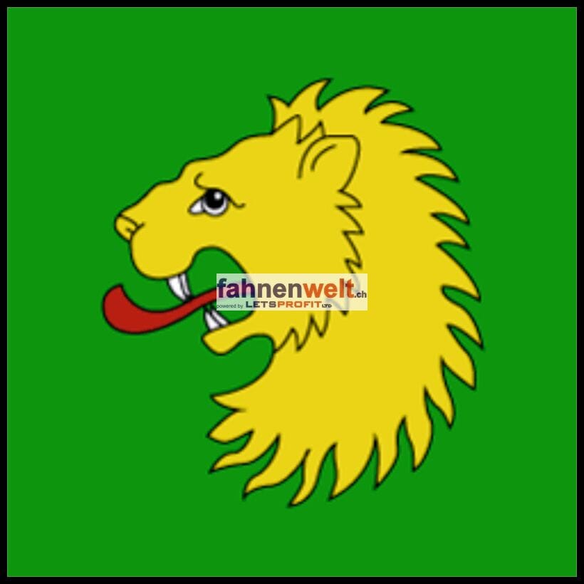 Fahne Gemeinde 1772 Grolley Ehemalige Gemeinde (FR) | 30 x 30 cm und Gr&ouml;sser - Bild 1