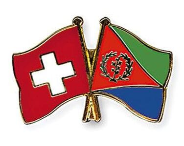 Freundschaftspin Schweiz-Eritrea | Gr&ouml;sse ca. 22mm - Bild 1