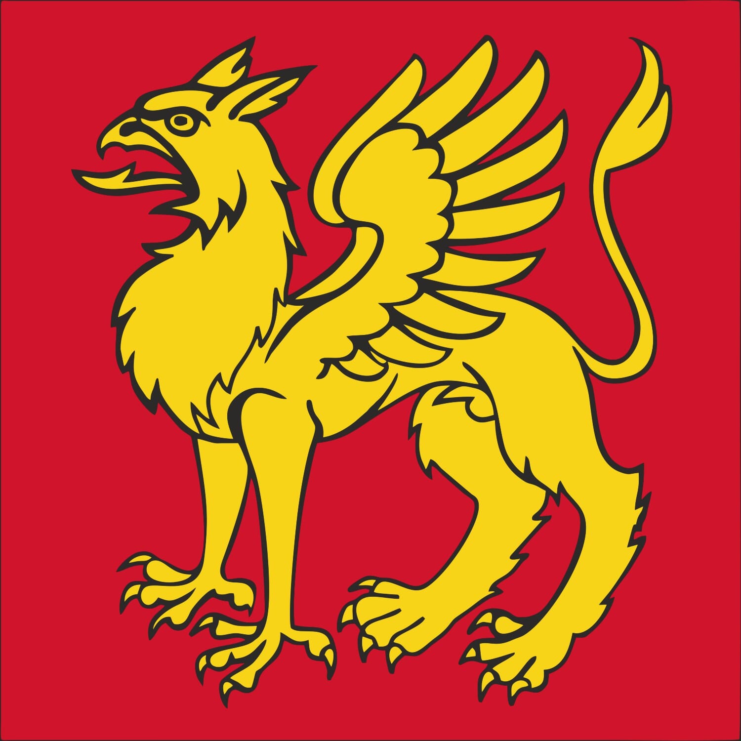 Fahne Gemeinde 9402 M&ouml;rschwil (SG) | 30 x 30 cm und Gr&ouml;sser - Bild 1