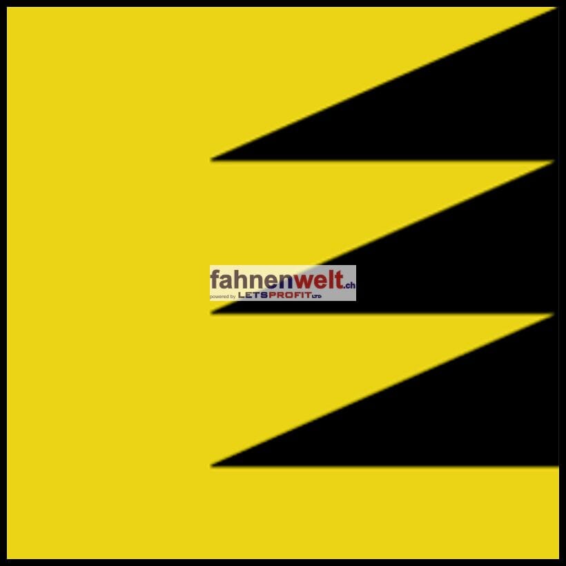 Fahne Gemeinde 2863 Undervelier Ehemalige Gemeinde (JU) | 30 x 30 cm und Gr&ouml;sser - Bild 1