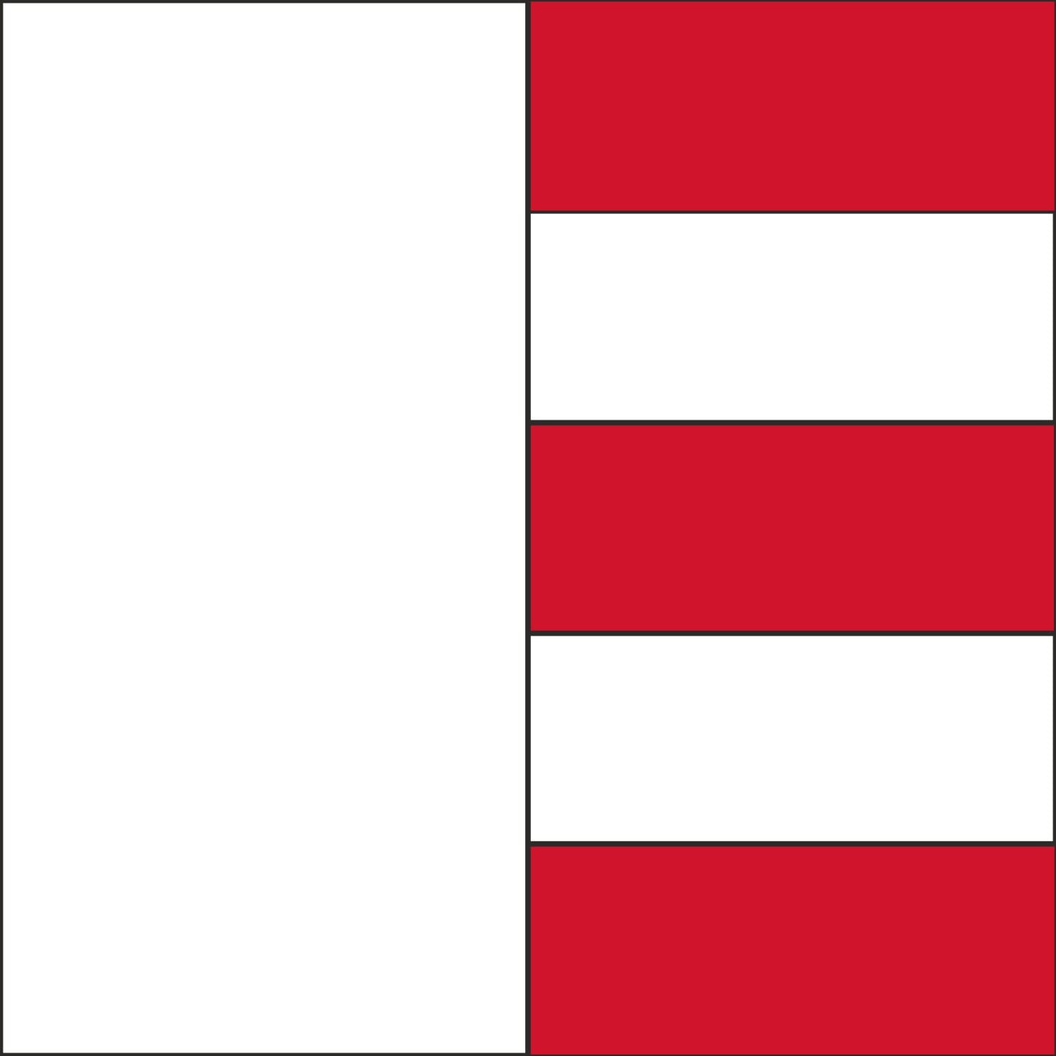 Fahne Gemeinde 8610 Uster (ZH) | 30 x 30 cm und Gr&ouml;sser - Bild 1