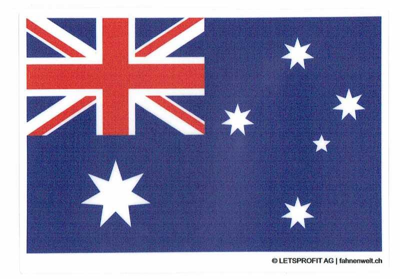 Aufkleber Australien | 7 x 9.5 cm - Bild 1
