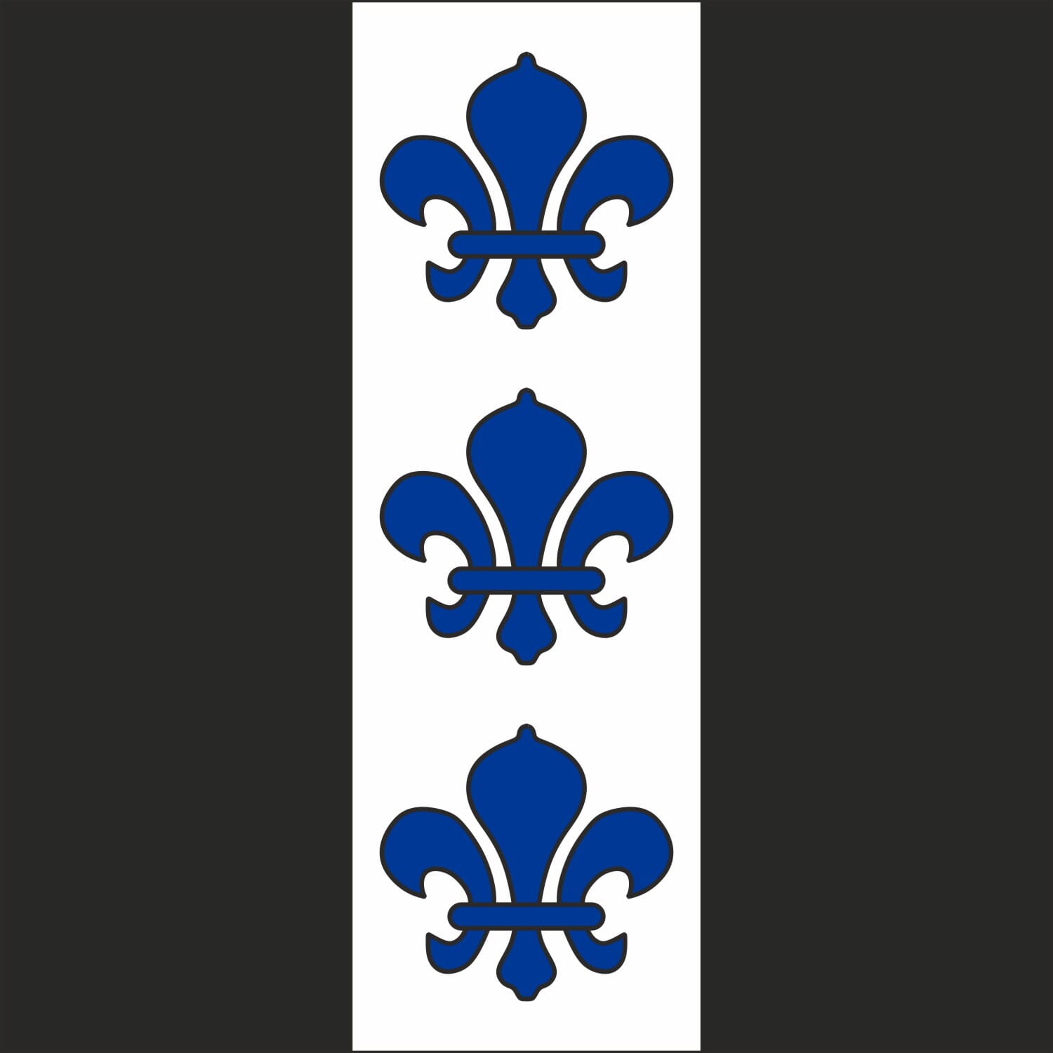 Fahne Gemeinde 1718 Rechthalten (FR) | 30 x 30 cm und Gr&ouml;sser - Bild 1