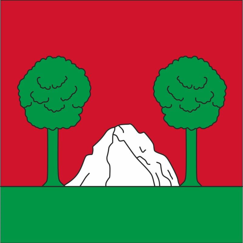 Fahne Gemeinde 4584 L&uuml;terswil Ehemalige Gemeinde (SO) | 30 x 30 cm und Gr&ouml;sser - Bild 1