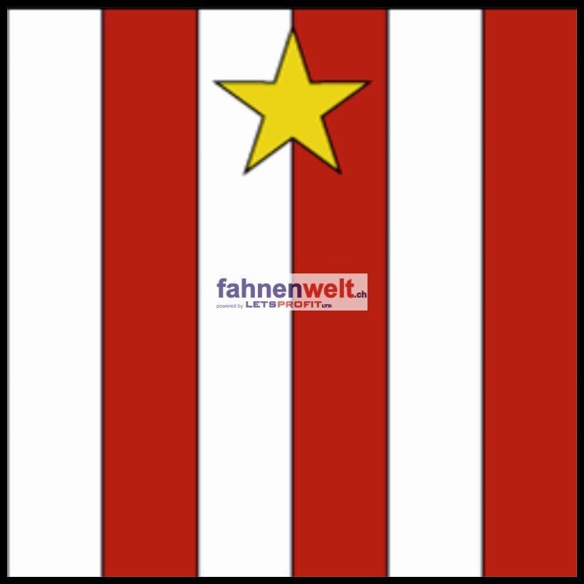 Fahne Gemeinde 1646 Echarlens (FR) | 30 x 30 cm und Gr&ouml;sser - Bild 1