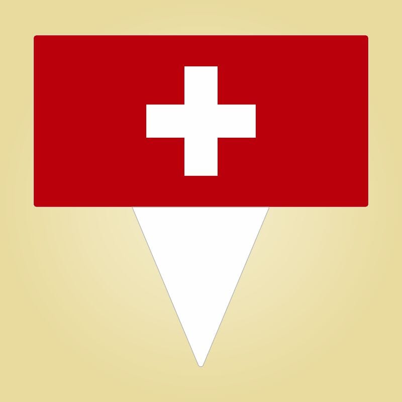 Mini-Schilder Schweiz Pack &agrave; 50 St&uuml;ck | 20 x 40 mm - Bild 2