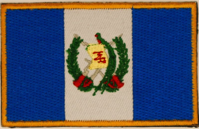 Patch Sticker zum aufb&uuml;geln Guatemala | 5.5 x 9 cm - Bild 2