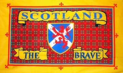 Schottland The Brave Fahne gedruckt | 60 x 90 cm - Bild 1