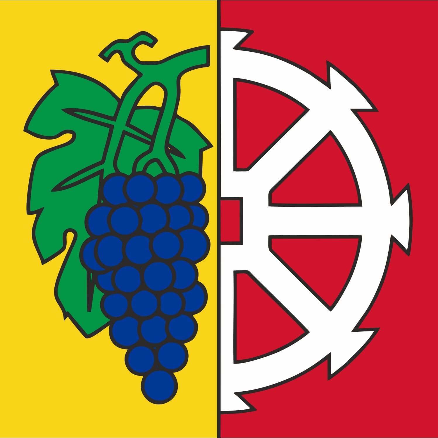 Fahne Gemeinde 8222 Beringen (SH) | 30 x 30 cm und Gr&ouml;sser - Bild 1