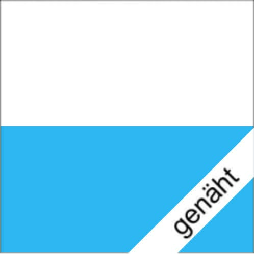 Fahne Luzern LU gen&auml;ht / appliziert | 300 x 300 cm - Bild 1