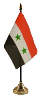 Irak nur Sterne Tisch-Fahne gedruckt | 10 x 15 cm - Bild 1
