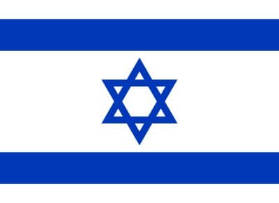Israel Fahne gedruckt | 60 x 90 cm - Bild 1