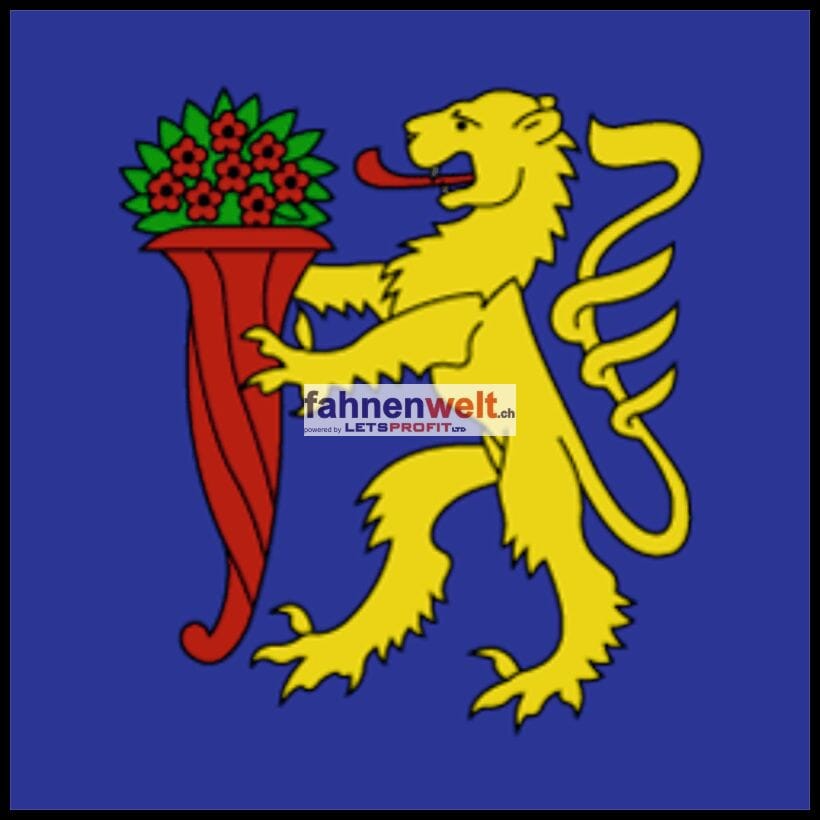 Fahne Gemeinde 1753 Matran (FR) | 30 x 30 cm und Gr&ouml;sser - Bild 1