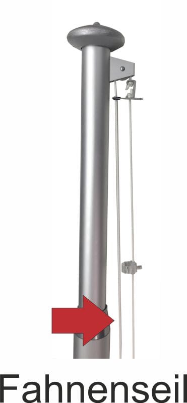 Hissleine / Fahnenseil aus Nylon | D 5mm x 1 m - Bild 2