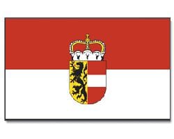 Salzburg mit Wappen Fahne / Flagge am Stab | 30 x 45 cm - Bild 1
