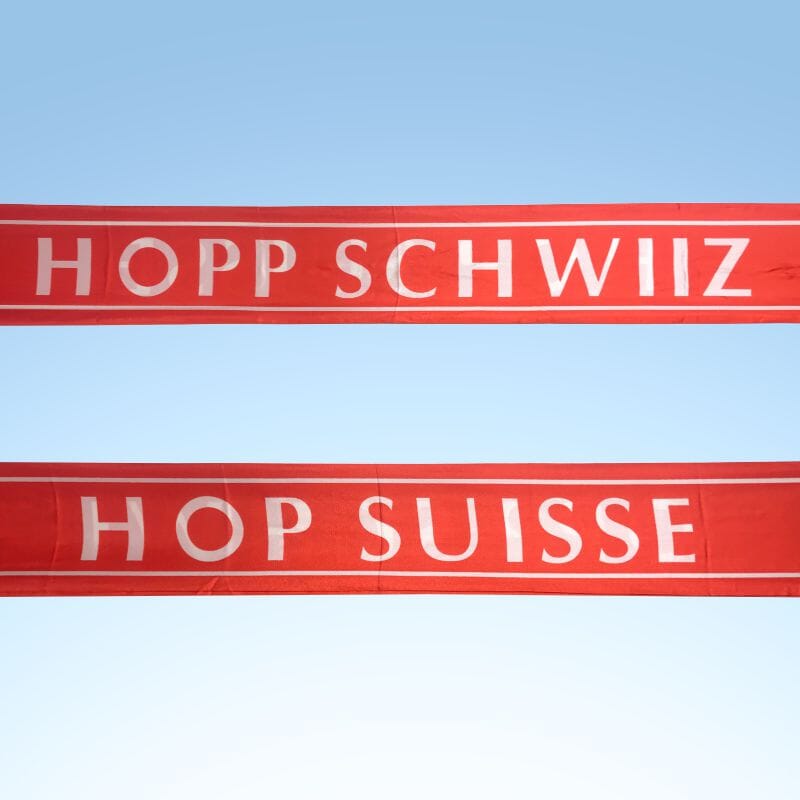 Schweizer Fan-Schal | Luxuri&ouml;se Eleganz, 150 x 13 cm - Bild 2