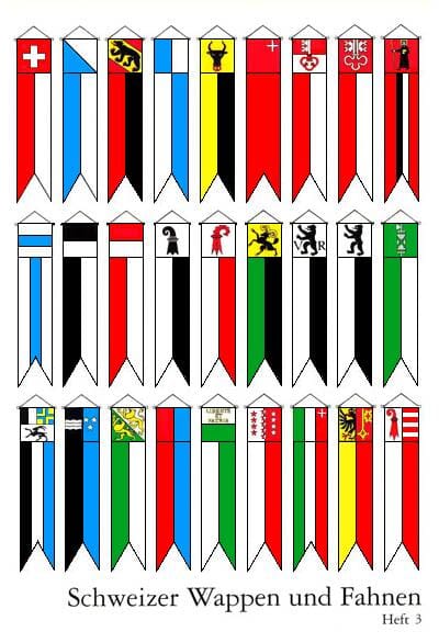 Schweizer Wappen und Fahnen Heft 3 - Bild 1