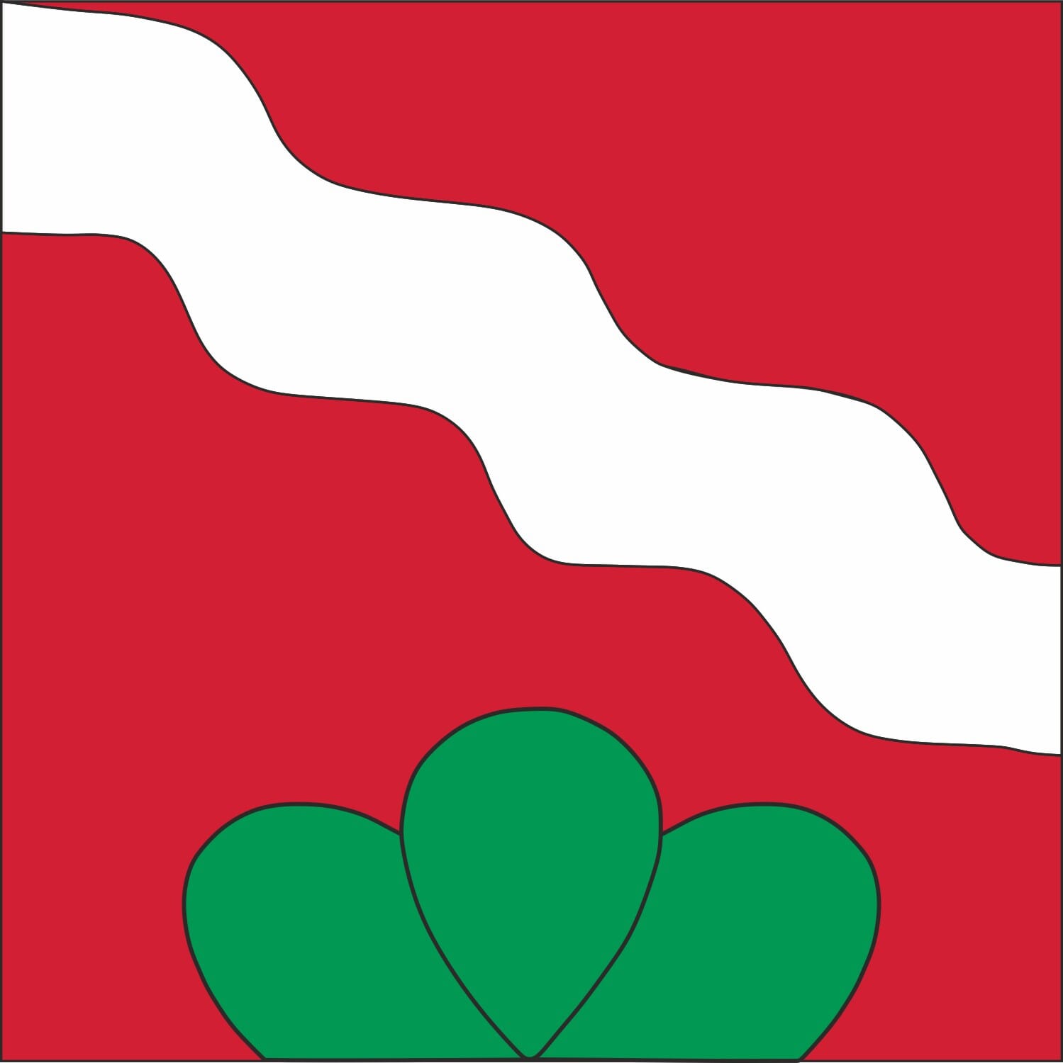 Fahne Gemeinde 4937 Ursenbach (BE) | 30 x 30 cm und Gr&ouml;sser - Bild 1