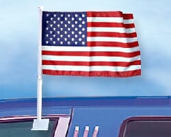 USA Autofahne / Autoflagge gedruckt | 30 x 45 cm - Bild 1