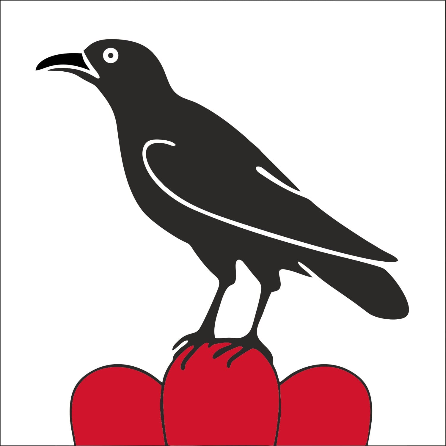 Fahne Gemeinde 9033 Untereggen (SG) | 30 x 30 cm und Gr&ouml;sser - Bild 1