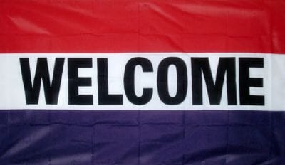 Multi-Flag Fahne Welcome | Gr&ouml;sse ca. 90 x 150 cm - Bild 1