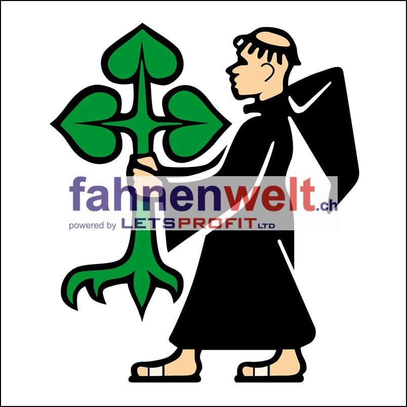 Fahne Gemeinde 1797 M&uuml;nchenwiler (BE) | 30 x 30 cm und Gr&ouml;sser - Bild 1