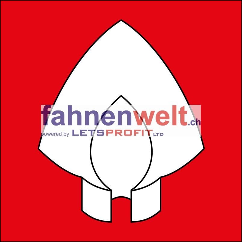 Fahne Gemeinde 4432 Lampenberg (BL) | 30 x 30 cm und Gr&ouml;sser - Bild 1