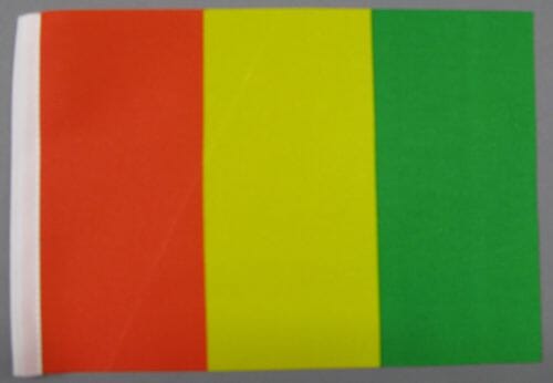Guinea Tisch-Fahne DeLuxe ohne St&auml;nder | 15.5 x 24 cm - Bild 2
