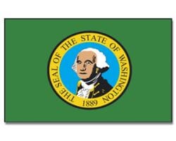 Washington gedruckt im Querformat | 90 x 150 cm - Bild 1