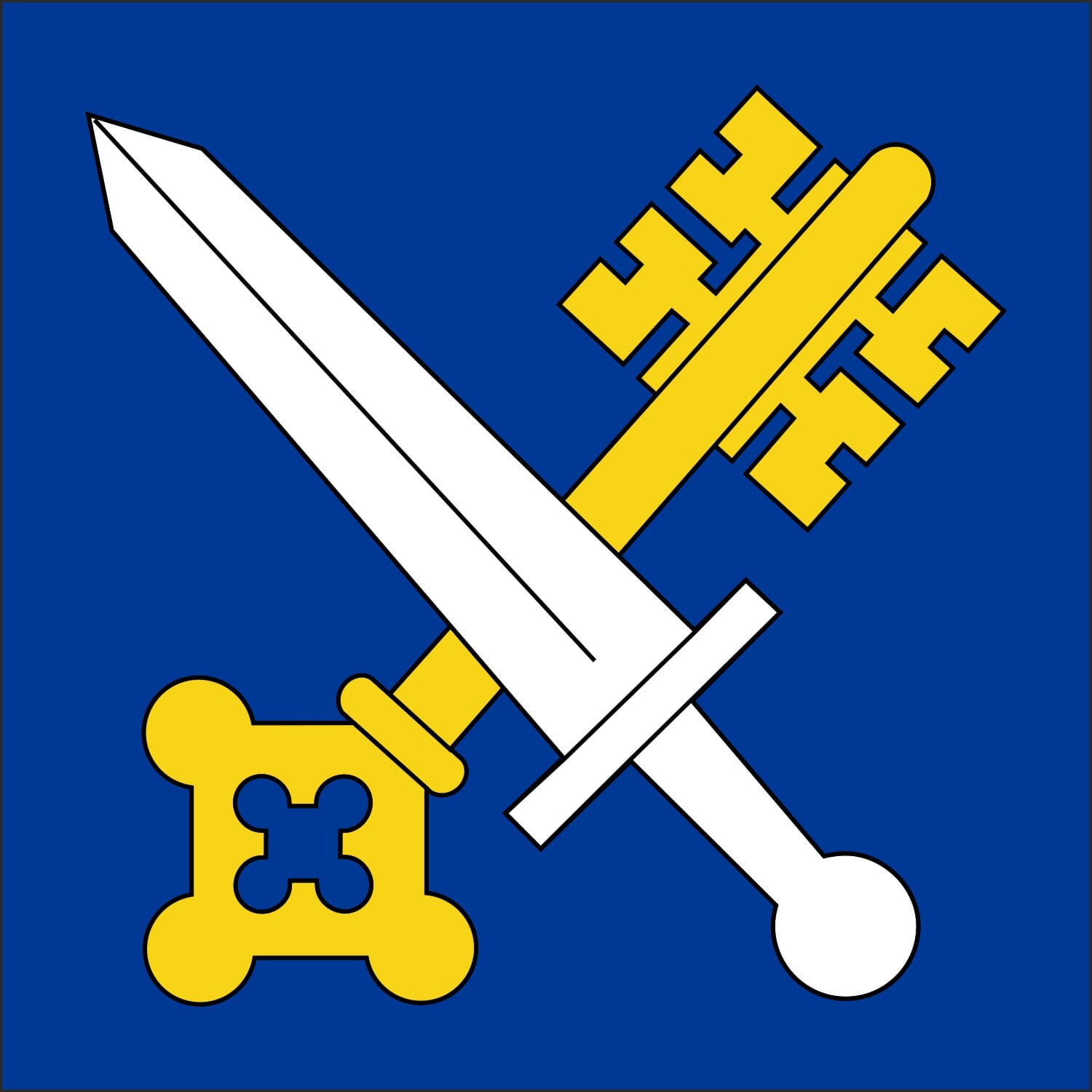 Fahne Gemeinde 4123 Allschwil (BL) | 30 x 30 cm und Gr&ouml;sser - Bild 1