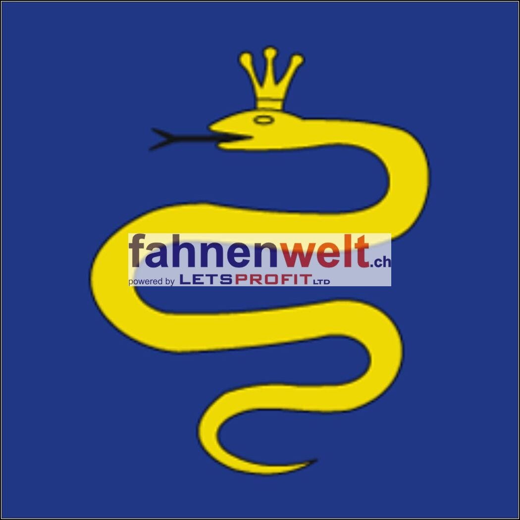 Fahne Gemeinde 5626 Hermetschwil-Staffeln Ehemalige Gemeinde (AG) | 30 x 30 cm und Gr&ouml;sser - Bild 1