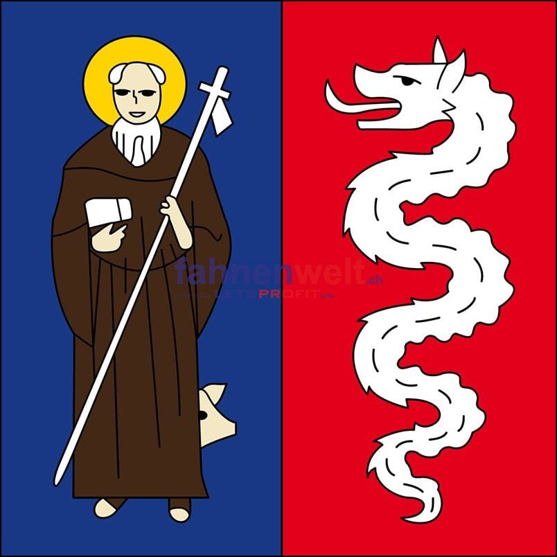 Fahne Gemeinde 6583 S. Antonio (TI) | 30 x 30 cm und Gr&ouml;sser - Bild 1