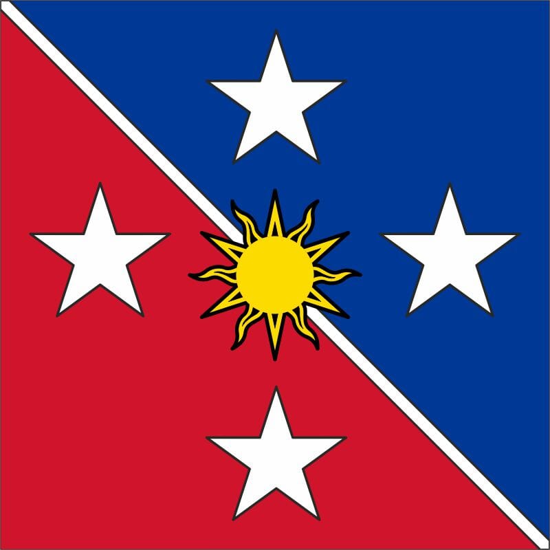 Fahne Gemeinde 3962, 3963 Crans-Montana (VS) | 30 x 30 cm und Gr&ouml;sser - Bild 1