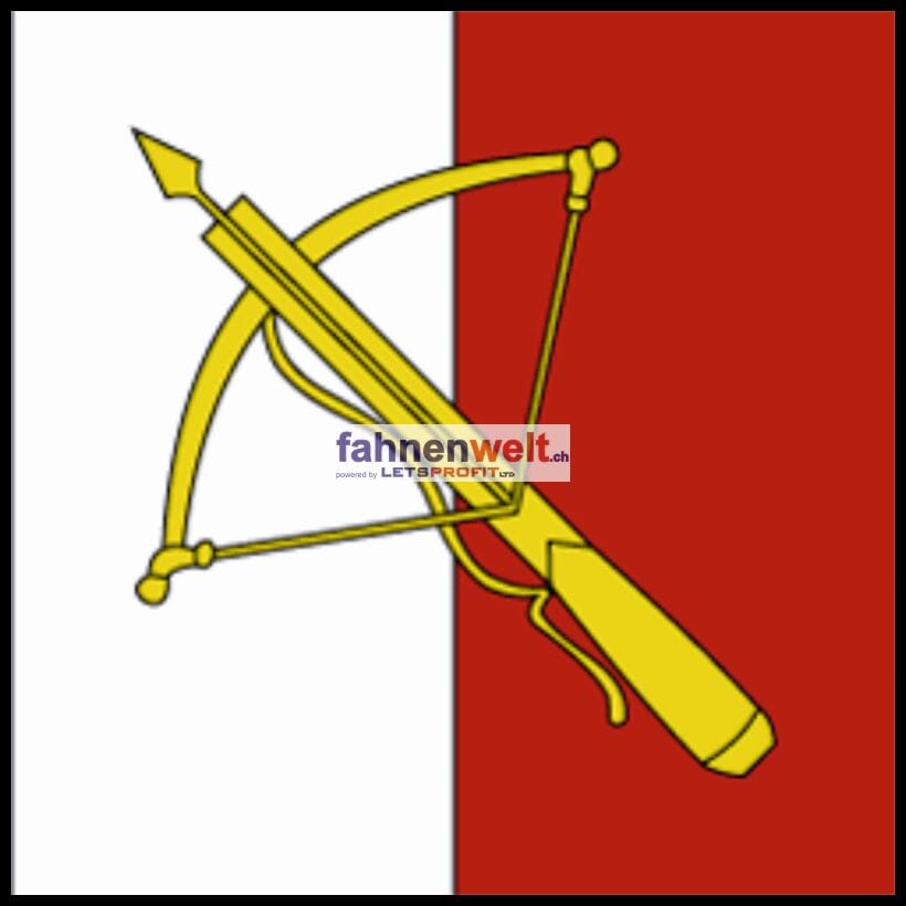 Fahne Gemeinde 1580 Oleyres Ehemalige Gemeinde (VD) | 30 x 30 cm und Gr&ouml;sser - Bild 1