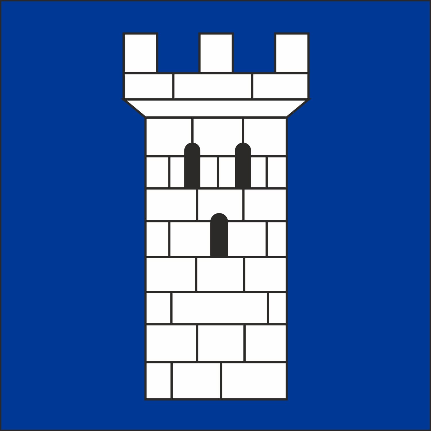 Fahne Gemeinde 1732 Arconciel (FR) | 30 x 30 cm und Gr&ouml;sser - Bild 1