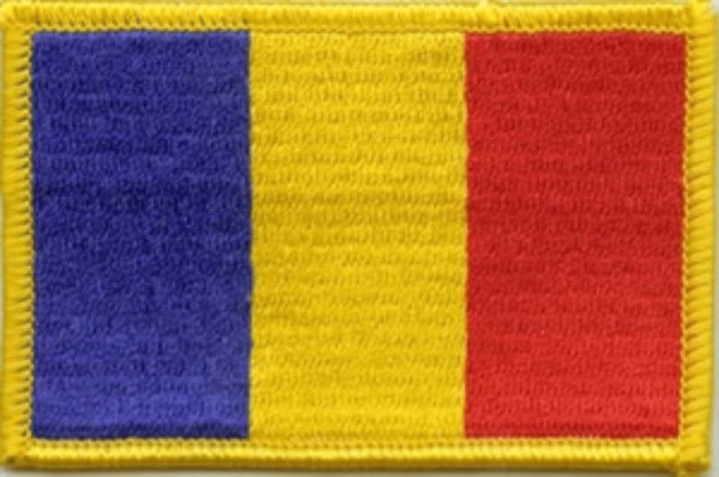 Patch Sticker zum aufb&uuml;geln Rum&auml;nien | 5.5 x 9 cm - Bild 1