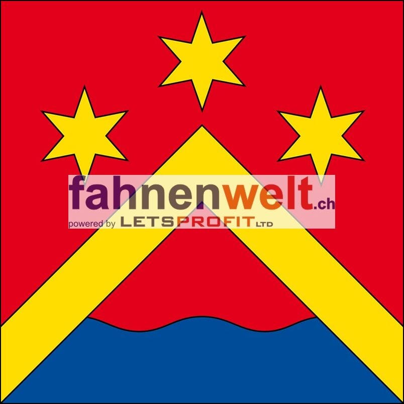 Fahne Gemeinde 2716 Sornetan Ehemalige Gemeinde (BE) | 30 x 30 cm und Gr&ouml;sser - Bild 1