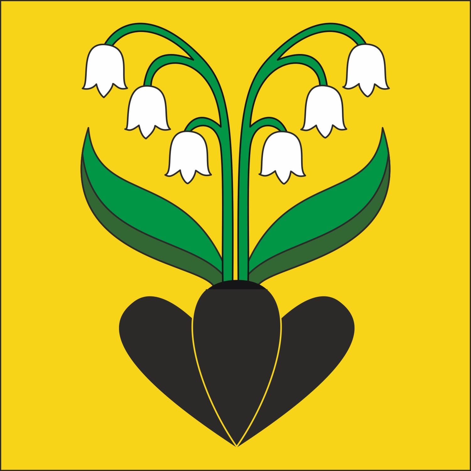 Fahne Gemeinde 8113 Boppelsen (ZH) | 30 x 30 cm und Gr&ouml;sser - Bild 1