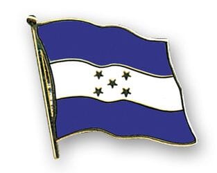 Flaggen Pin Honduras geschwungen | ca. 20 mm - Bild 1