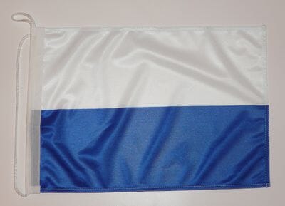 Bootsfahne blau / weiss | 30 x 45 cm - Bild 1