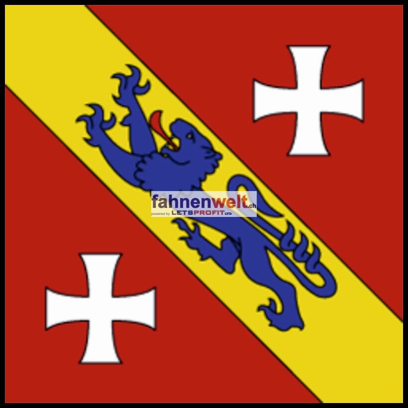 Fahne Gemeinde 1726 Farfagny-le-Petit Ehemalige Gemeinde (FR) | 30 x 30 cm und Gr&ouml;sser - Bild 1