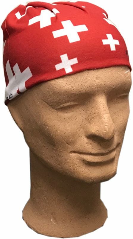 Schlauchschal Schweiz 48 x 25 cm One Size mit weissen Kreuzen - Bild 5