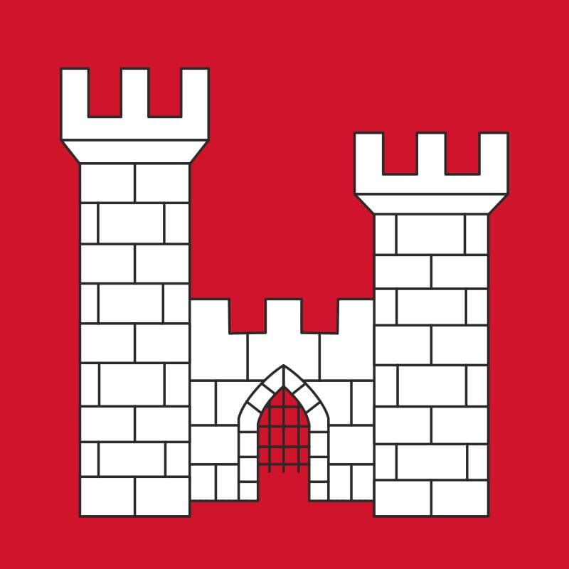 Fahne Bezirk Glane (FR) | 30 x 30 cm und Gr&ouml;sser - Bild 1