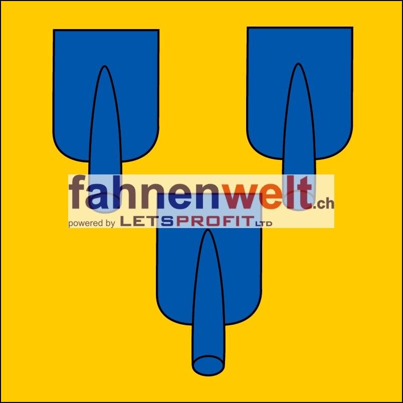 Fahne Gemeinde 3303 Zuzwil (BE) | 30 x 30 cm und Gr&ouml;sser - Bild 1