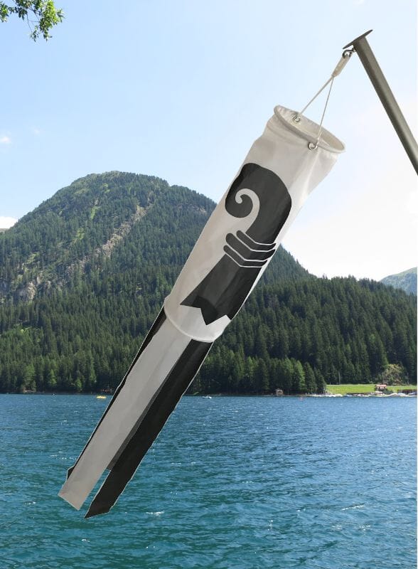 Windsack Kanton Basel-Stadt | ca. &Oslash; 18 cm x 150 / 165 cm - Bild 1