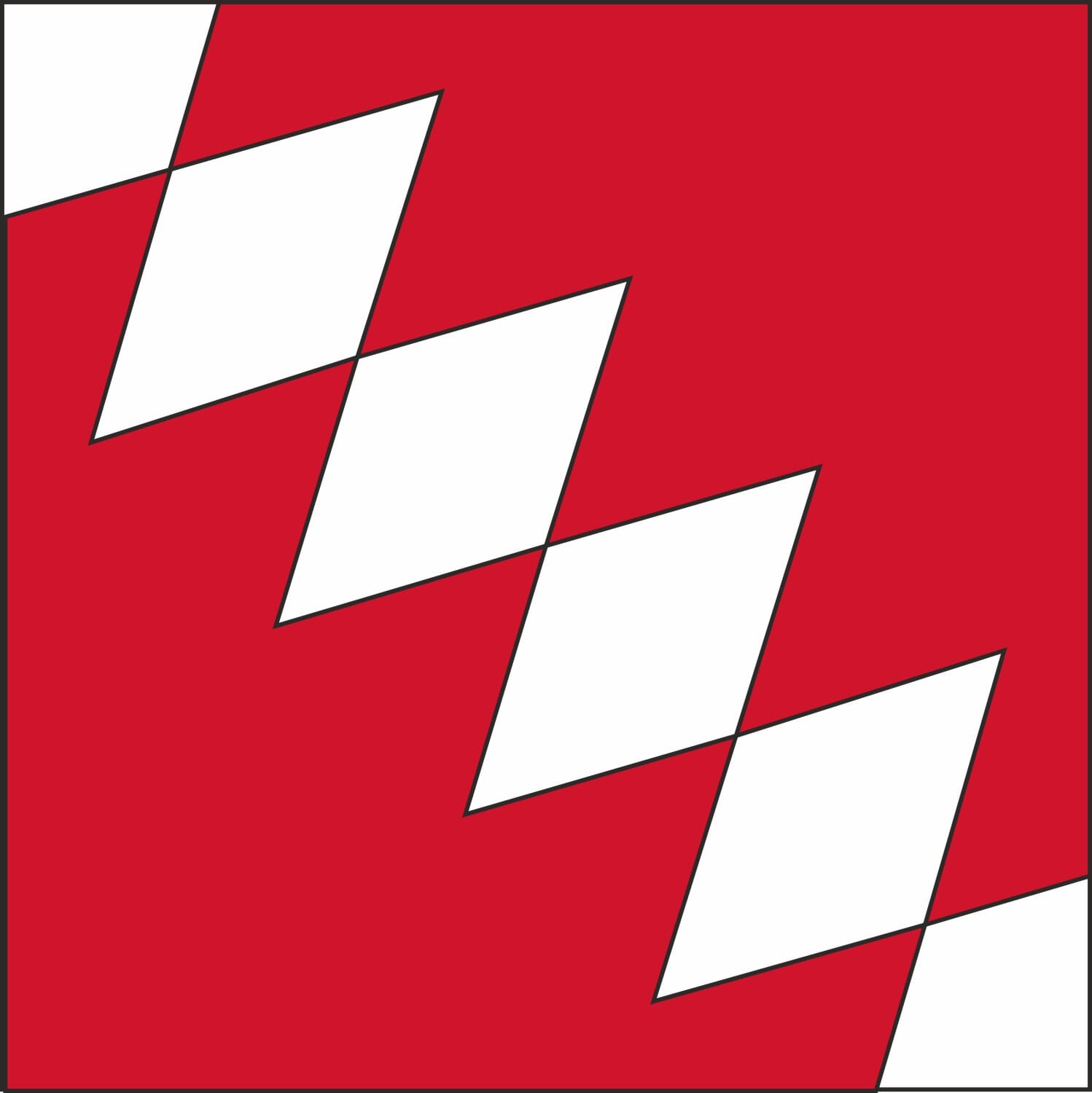 Fahne Gemeinde 4105 Biel-Benken (BL) | 30 x 30 cm und Gr&ouml;sser - Bild 1