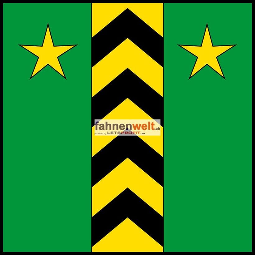 Fahne Gemeinde 1912 Leytron (VS) | 30 x 30 cm und Gr&ouml;sser - Bild 1