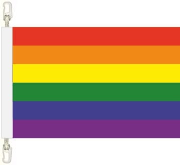 Fahne Regenbogen MULTI-FLAG | 90 x 150 cm - Bild 2