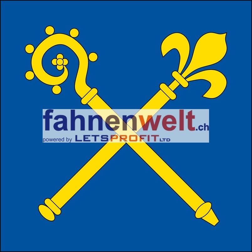 Fahne Gemeinde 7493 Schmitten (GR) | 30 x 30 cm und Gr&ouml;sser - Bild 1