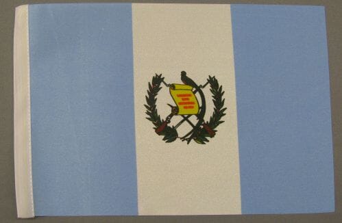 Guatemala Tisch-Fahne DeLuxe ohne St&auml;nder | 15.5 x 24 cm - Bild 2
